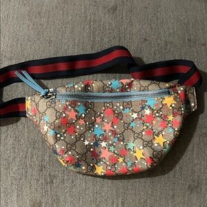 Gucci Multicolor Star Pattern Belt Bag